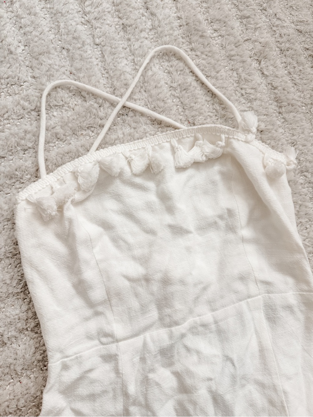 NWOT! Princess Polly Womens Fiorella Mini Dress Linen Blend Size 0 - Picture 4 of 6